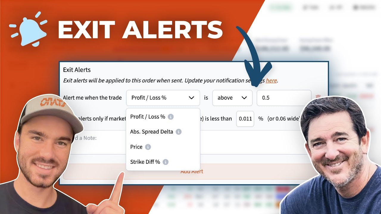 Exit alerts to discipline trading and reduce risk | Driven By Data Ep.32