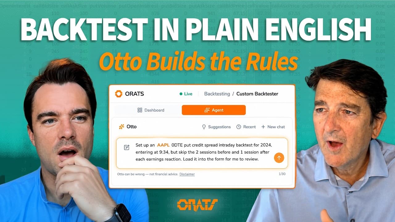 Driving the Custom Backtester With Otto Agent | Driven By Data Ep. 147