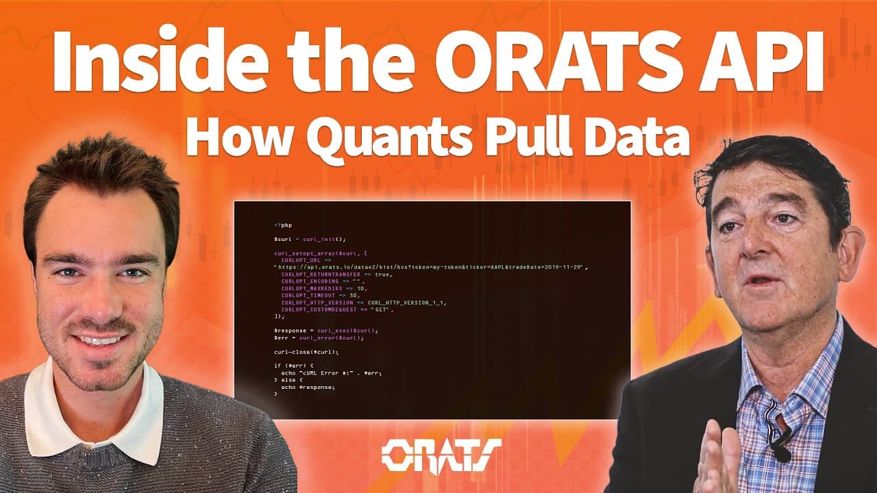 How Quants Access ORATS Data | Driven By Data Ep. 87