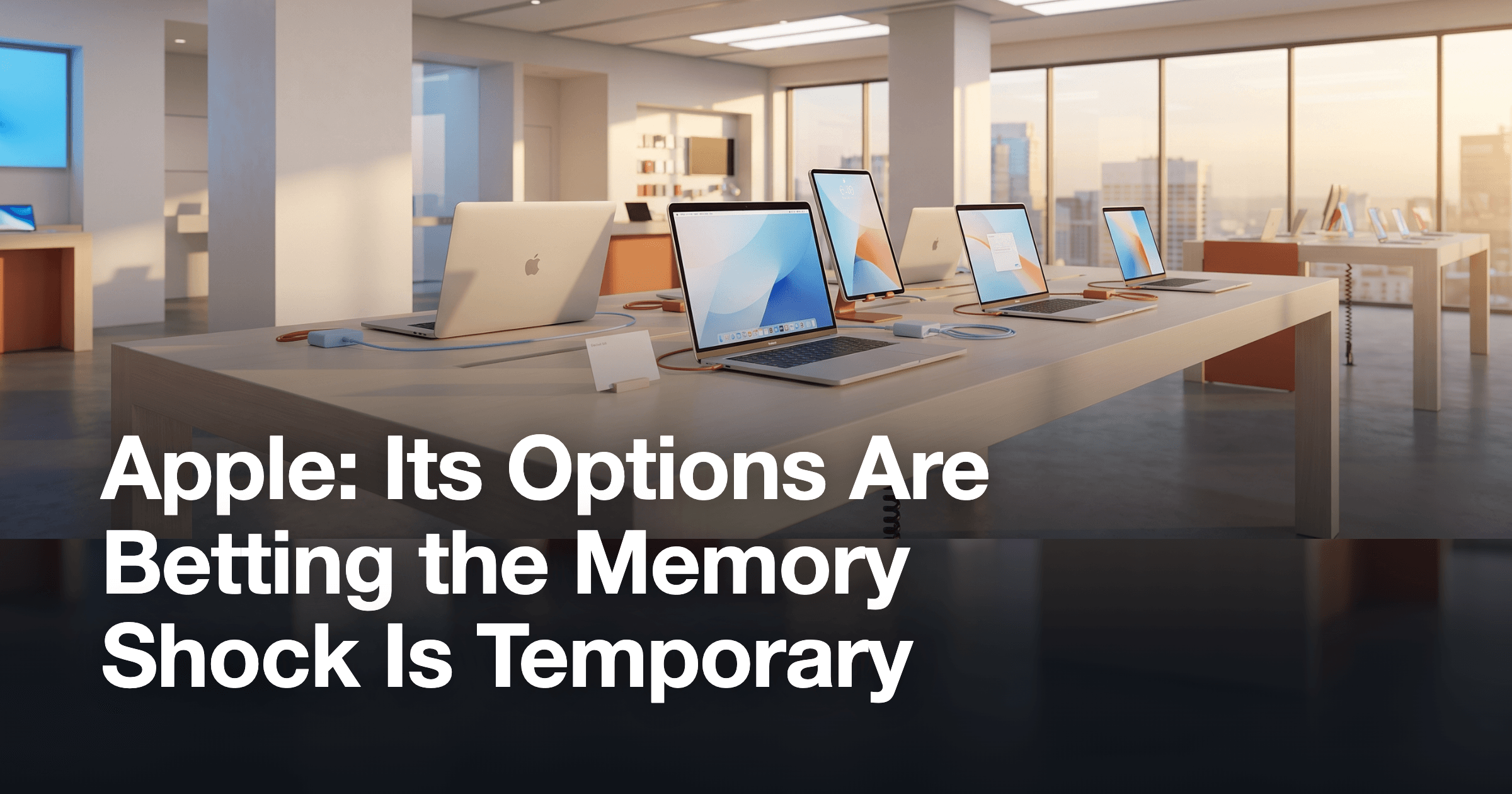 Apple: Its Options Are Betting the Memory Shock Is Temporary