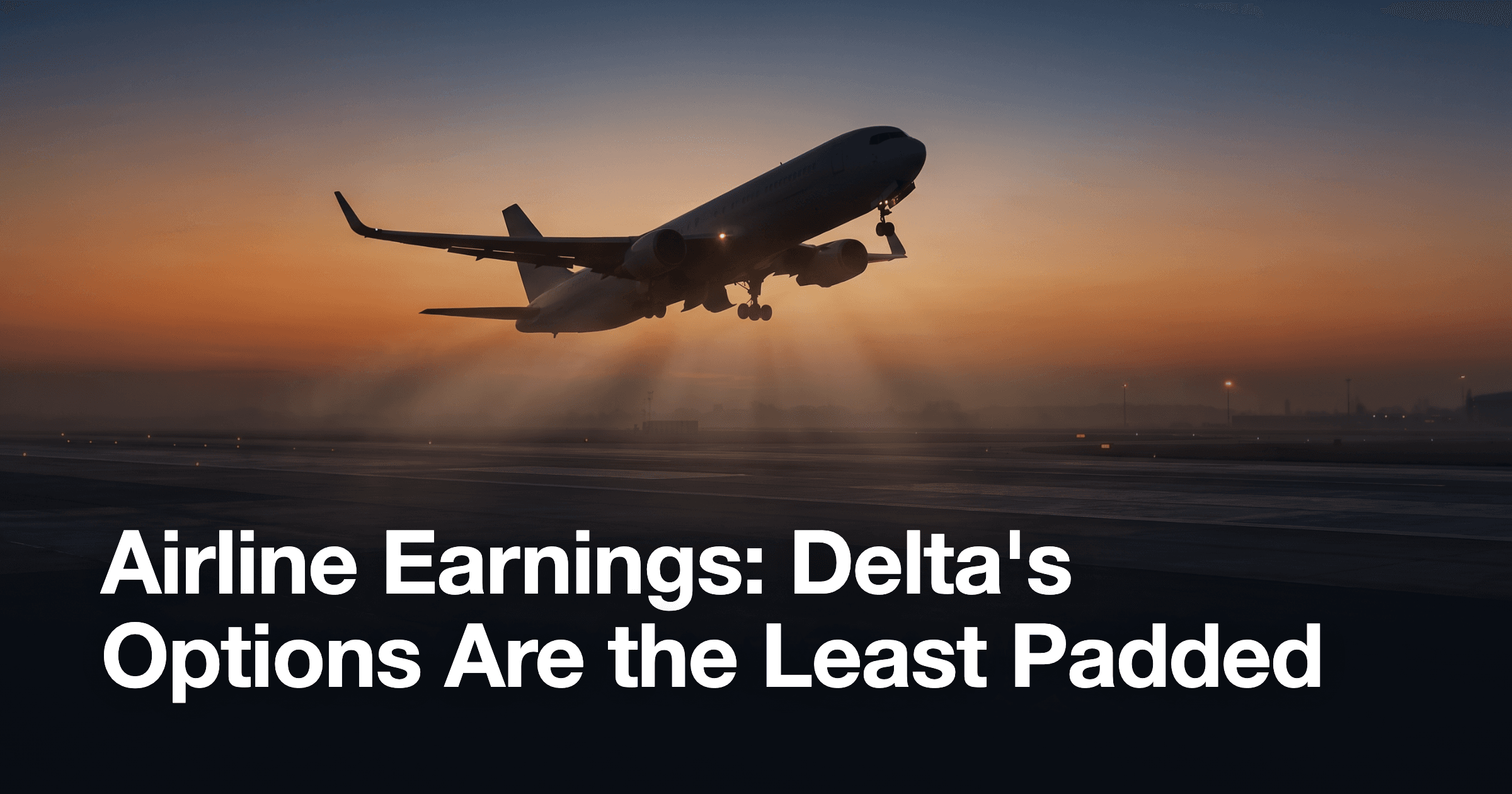 Airline Earnings: Delta's Options Are the Least Padded