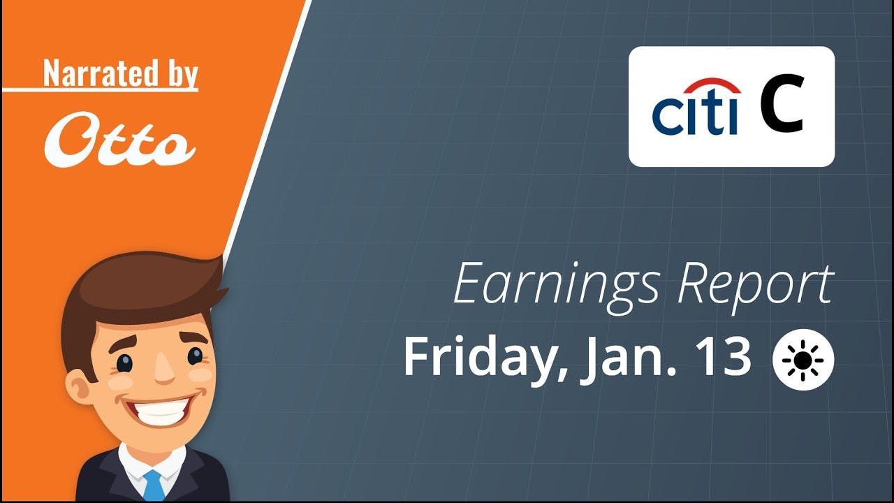 Citigroup (C) Earnings Report Friday, January 13th | ORATS Dashboard