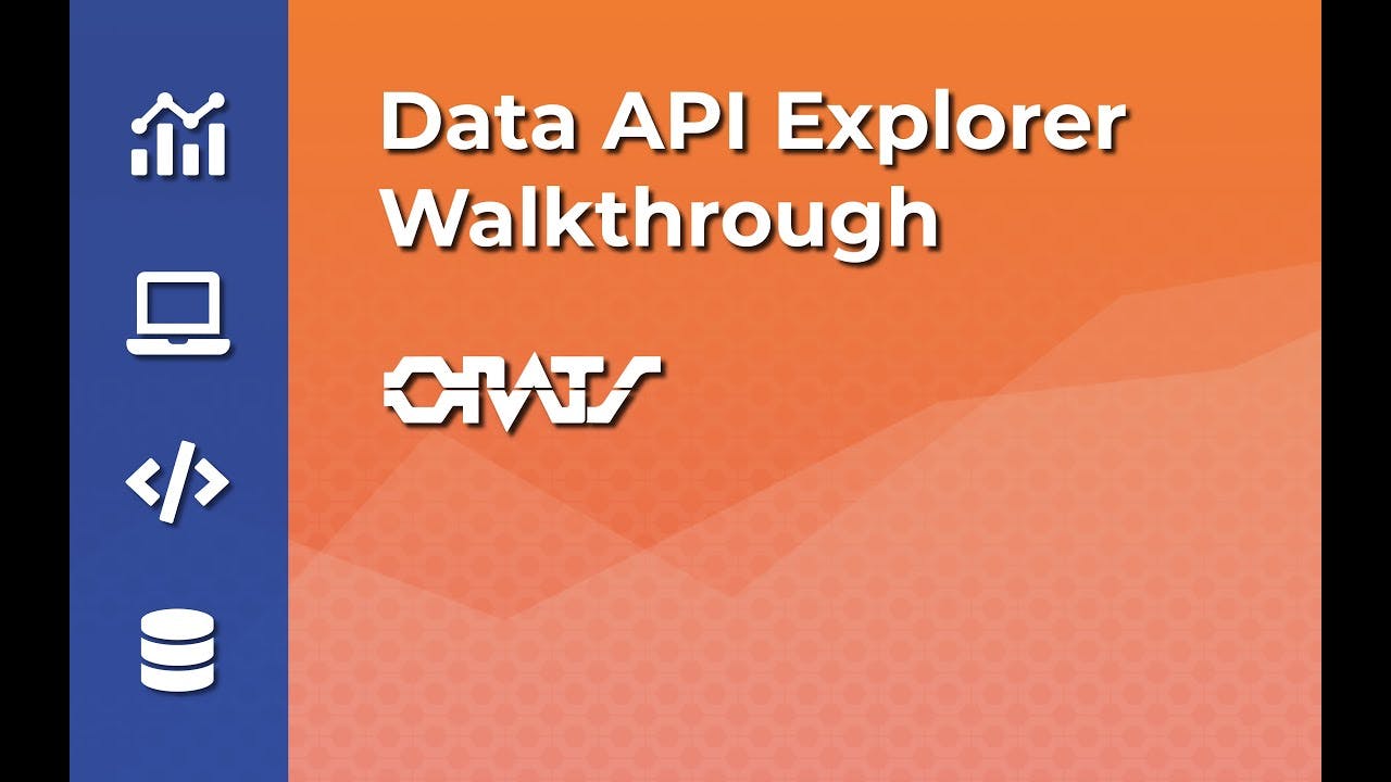 Data API Explorer Walkthrough
