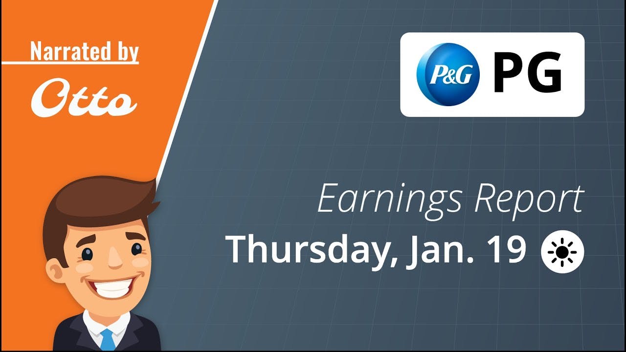 Procter & Gamble (PG) Earnings Report Thursday, January 19th | ORATS Dashboard