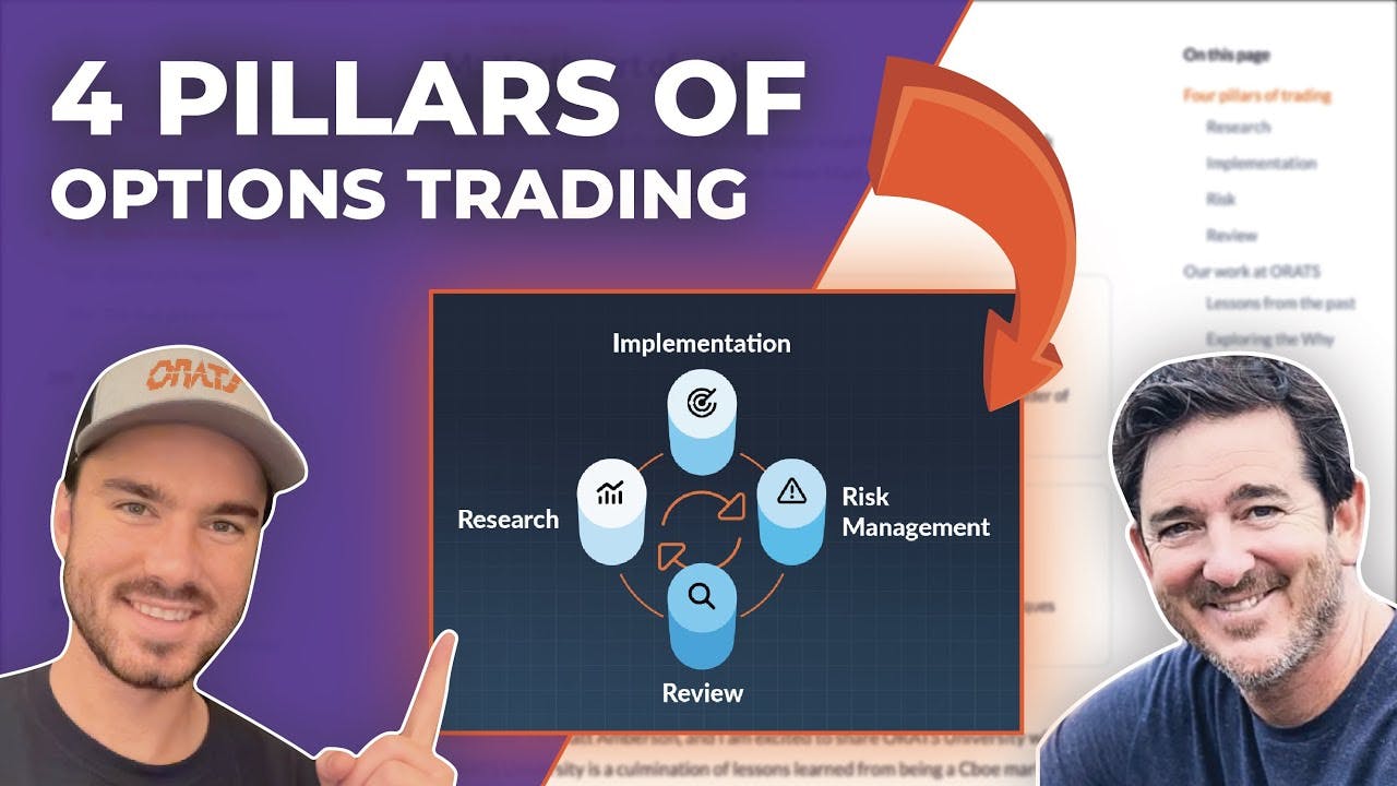 ORATS - Driven By Data Ep.11 | The four pillars of successful options trading | 1.22.24