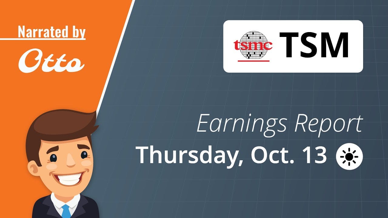 Taiwan Semiconductor Manufacturing (TSM) Earnings Report Thursday, October 13th | ORATS Dashboard