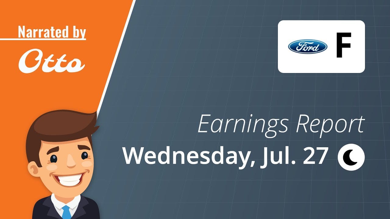 Ford Motor (F) Earnings Report Wednesday, July 27th | ORATS Dashboard