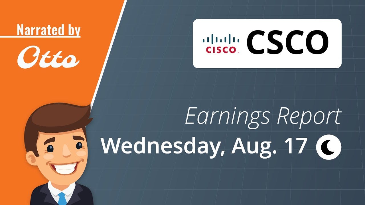 Cisco Systems (CSCO) Earnings Report Wednesday, August 17th | ORATS Dashboard